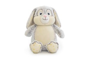 Clovis Brampton Grey Bunny - Yellow stars